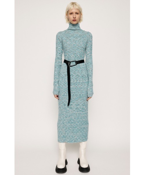 「SLY」 ニットワンピース FREE ブルー系その他 レディース_画像2