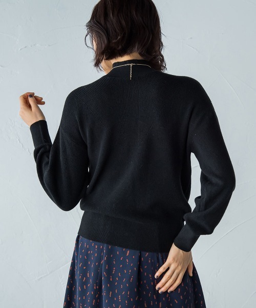 「LAUTREAMONT」 タートルネックニット 9号 イエロー レディース_画像7