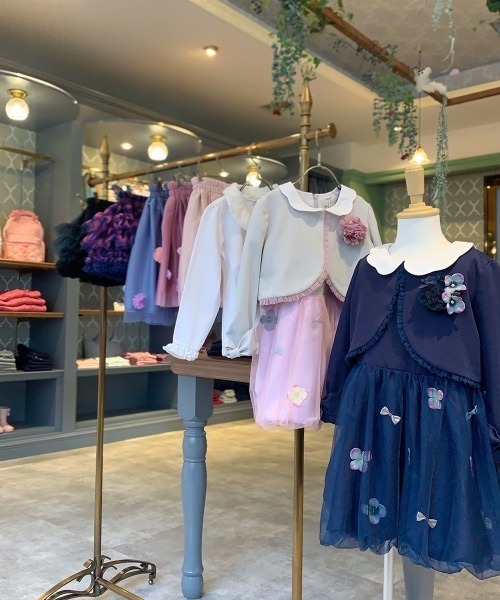 「panpantutu」 「KIDS」ノースリーブワンピース 100cm ライトグレー キッズ_画像6