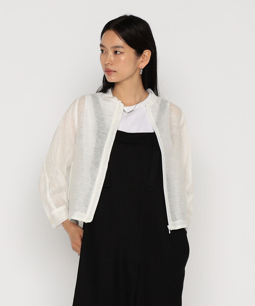 Gabardine K.T（ギャバジンK.T） ブルゾン アウター 綿麻からみ 麻 