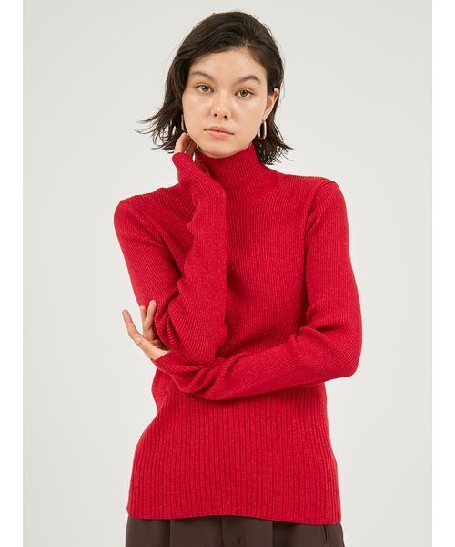 emmi ニット セーター ウールシルクニットトップス レディース