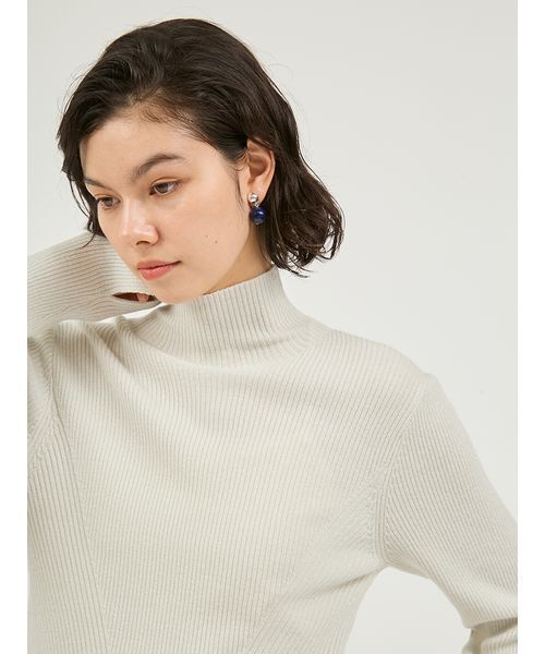 emmi ニット セーター ウールシルクニットトップス レディース