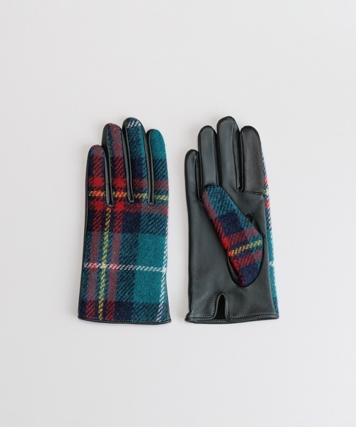 KURODA クロダ 女性用 Harris Tweed グローブ スクワラン加工 KURODA（クロダ） 手袋 「 」 Harris Tweed グローブ / スクワラン加工