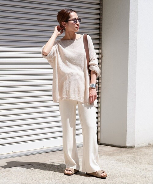 FRAMeWORK（フレームワーク） 長袖ニット FREE ネイビー レディース