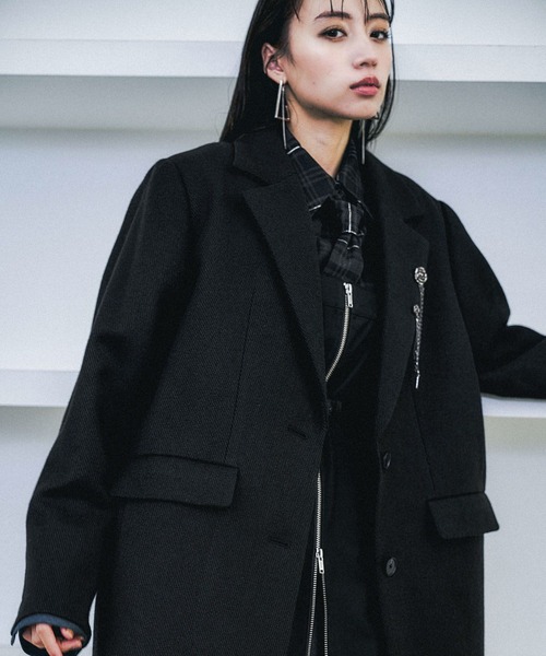 【美品】HARE　TRカットオフミドルジャケット　ブラック　ブルゾン　テーラード 楽天市場】TRカットオフミドルジャケット HARE ハレ ジャケット