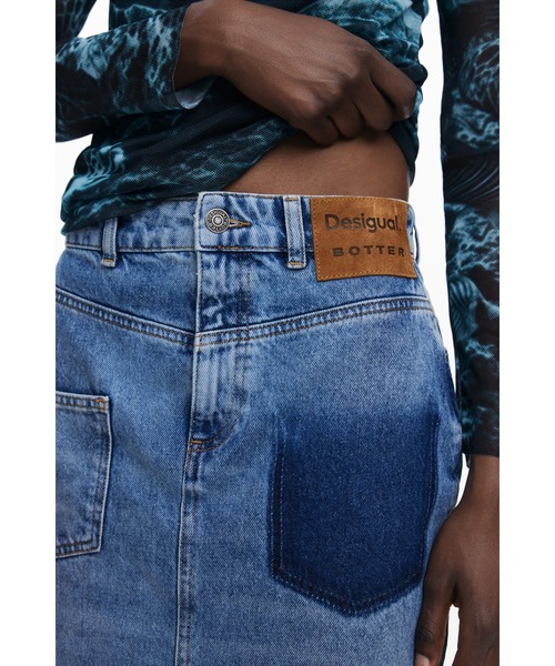 Desigual（デシグアル） デニムスカート 「Desigual×BOTTER」リバース