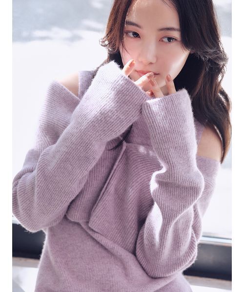 SNIDEL（スナイデル） ワンピース ラクーン畦ノースリミニワンピース