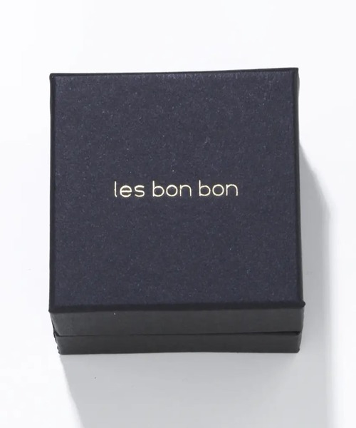 ピアス 「les bon bon」organic double pearl pierce/オーガニック ダブル パール ピアス BOB824の画像