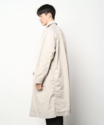 「coen」 ステンカラーコート MEDIUM ブラック メンズの画像2