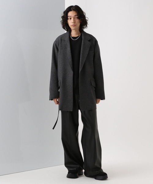 HARE（ハレ） チェスターコート FREE ブラック メンズ : ZOZOTOWN