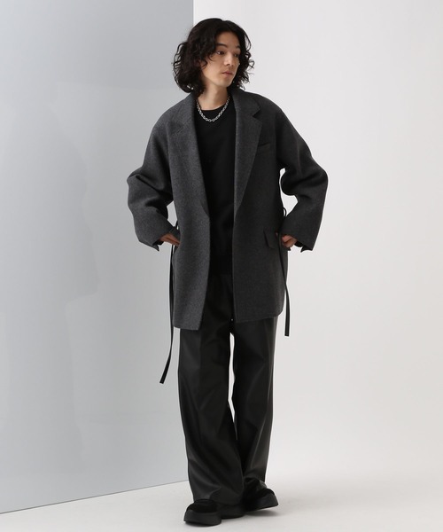 HARE（ハレ） チェスターコート FREE ブラック メンズ : ZOZOTOWN