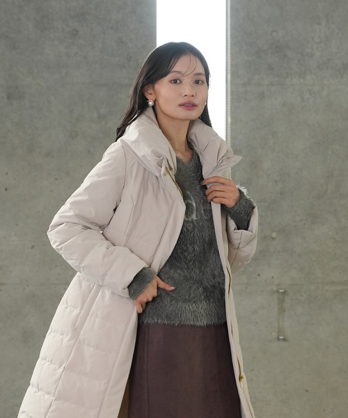 TRUDEA（トルディア） ダウンコート ダウンジャケット スタンドロング