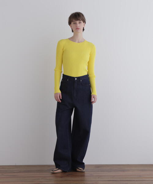 LE PHIL（ル フィル） ニット セーター ワイドリブロングスリーブ