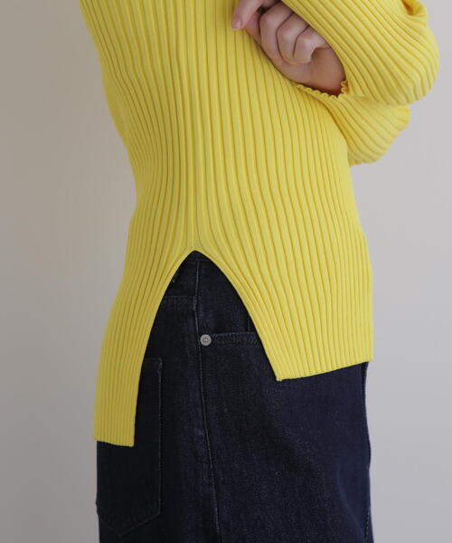 LE PHIL（ル フィル） ニット セーター ワイドリブロングスリーブ