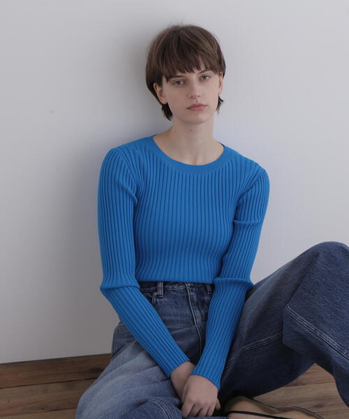 LE PHIL（ル フィル） ニット セーター ワイドリブロングスリーブ