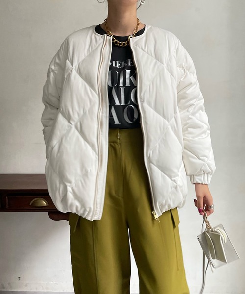 DouDou（ドゥドゥ） ダウンジャケット FREE ベージュ レディース