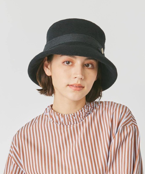 「Chapeau d' O」 ハット M/57.5cm ブラック レディース_画像2
