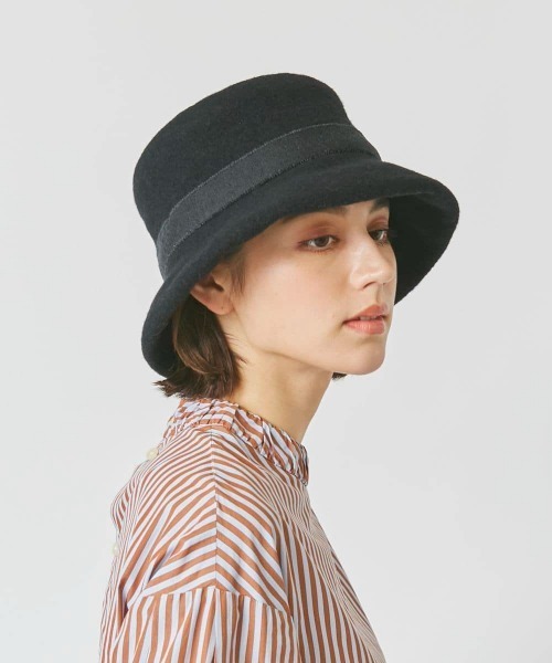 「Chapeau d' O」 ハット M/57.5cm ブラック レディース_画像3