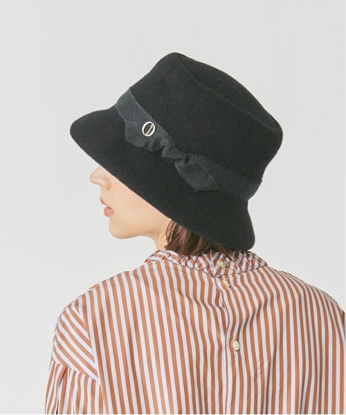 「Chapeau d' O」 ハット M/57.5cm ブラック レディース_画像4