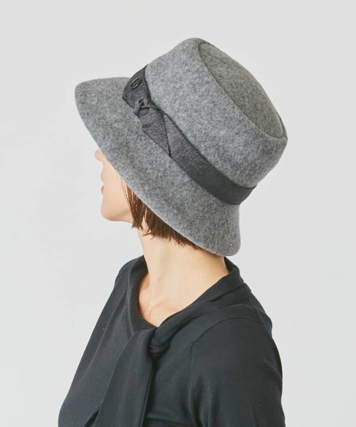 「Chapeau d' O」 ハット M/57.5cm ブラック レディース_画像9