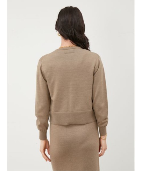 「Mila Owen」 ニットカーディガン 1 ベージュ レディース_画像5