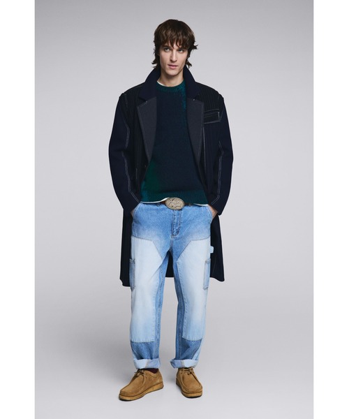 Desigual（デシグアル） pコート ピーコート ストライプ柄のロング