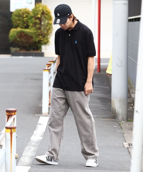 「U.S. POLO ASSN.」 半袖ポロシャツ LL ネイビー メンズ_画像6