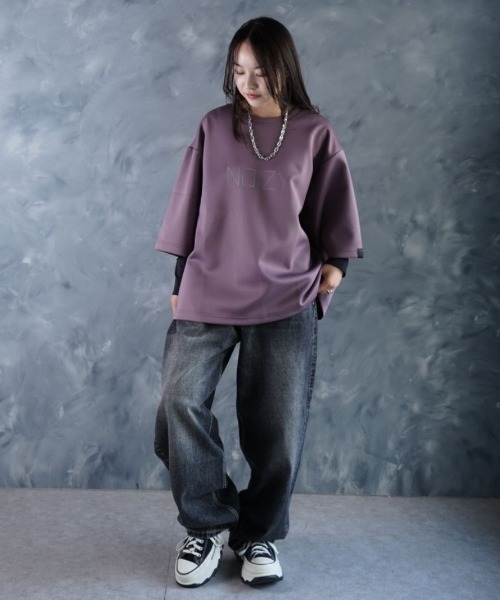 NOIZY tシャツ NOIZY CODE LOGO TEE / ワンポイント プリント 半袖 T