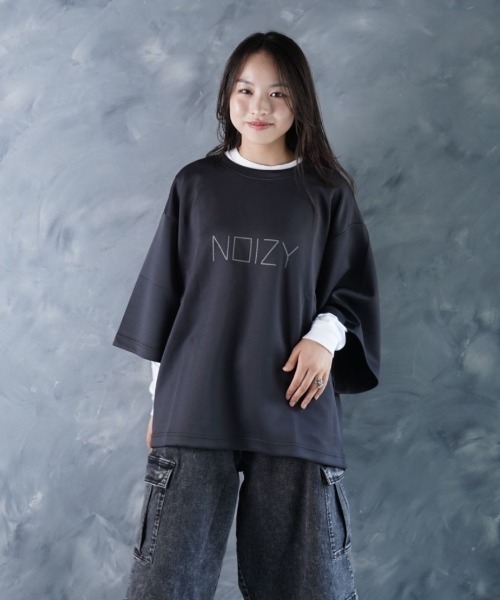 最終価格noizy noizy UV半袖プルオーバー、NOISYロゴパンツ NOIZY tシャツ NOIZY CODE LOGO TEE / ワンポイント プリント 半袖 T