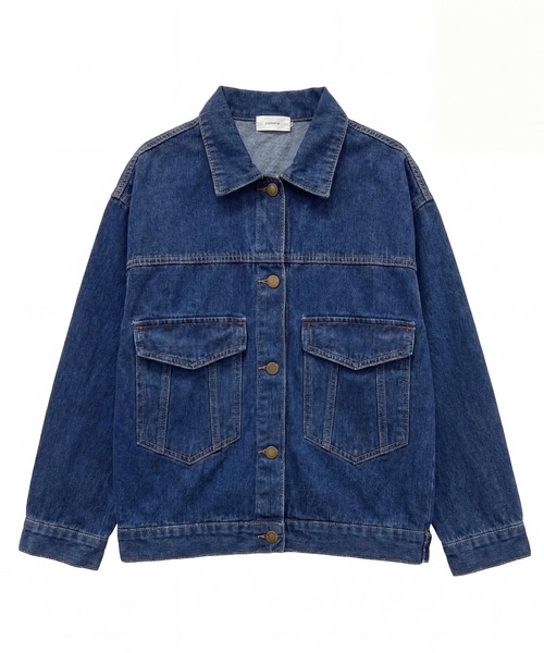 cammie デニムジャケット gジャン BIGポケットデニムジャケット