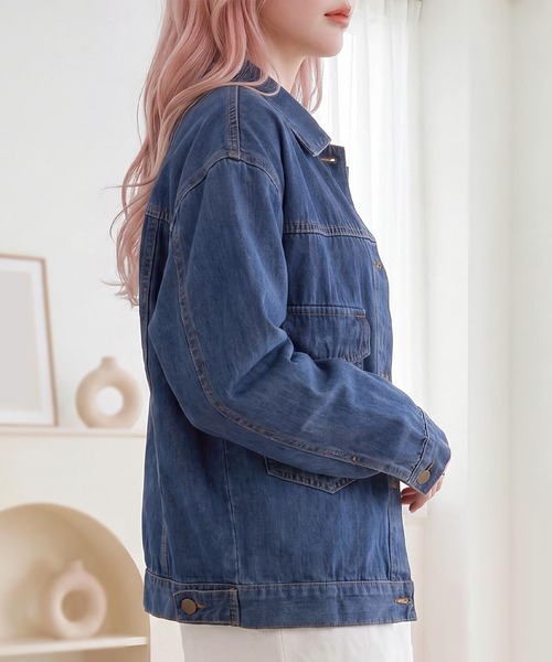 cammie デニムジャケット gジャン BIGポケットデニムジャケット