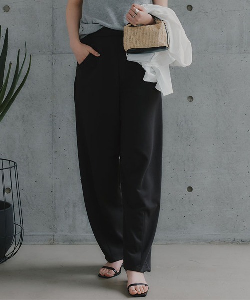 ニッセン（nissen） ワイドパンツ スウェットパンツ ジャージ 「低身長