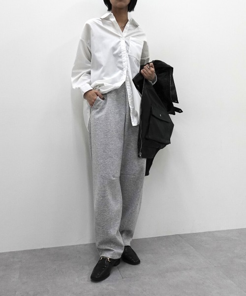 ニッセン（nissen） ワイドパンツ スウェットパンツ ジャージ 「低身長
