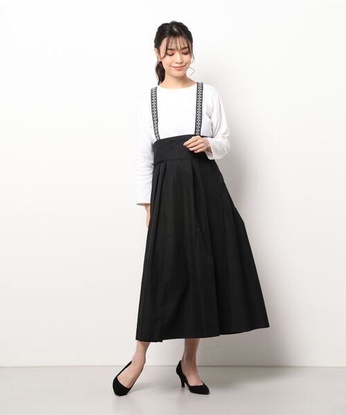 「FRAPBOIS」 サロペットスカート 0 ブラック レディース_画像2