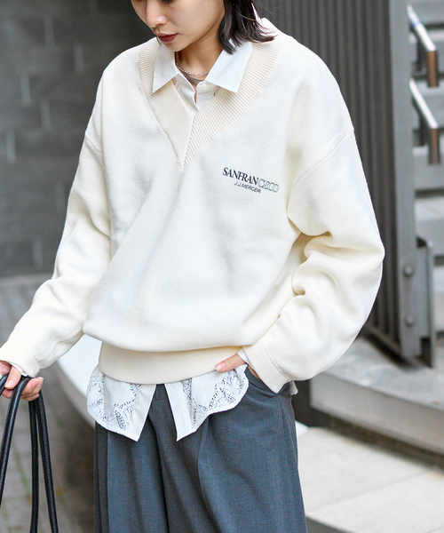 ジェイジェイマーサー ニット セーター 別注「J.J.Mercer / ジェイ