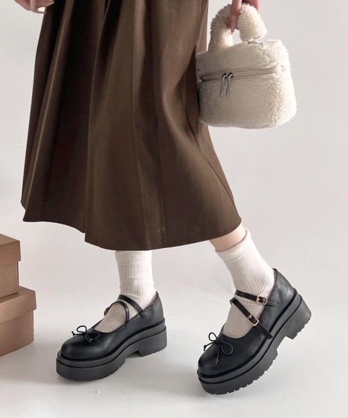 「Shoes in Closet」 シューズ X-SMALL ブラック系その他 レディース_画像5