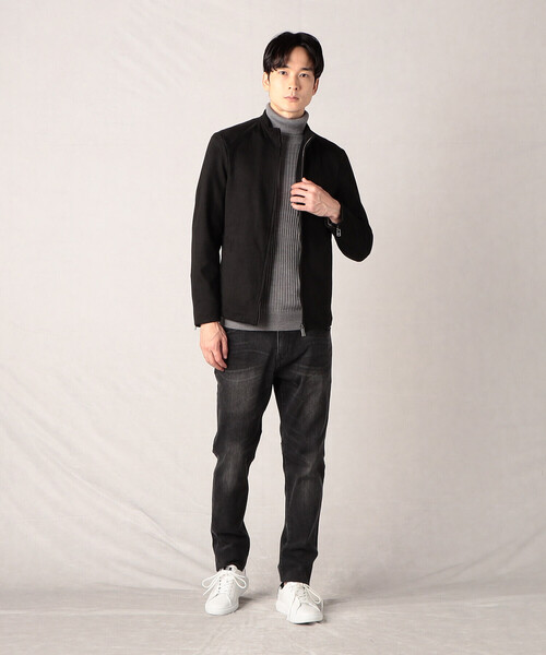 「COMME CA MEN」 タートルネックニット M ダークブラウン メンズ_画像4