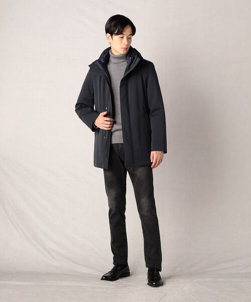 「COMME CA MEN」 タートルネックニット M ダークブラウン メンズ_画像6