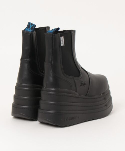 「YOSUKE」 ブーツ 24.5cm ブラック レディース_画像2