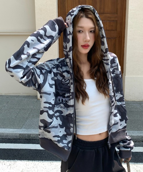 9090レオパード　ジップパーカー 9090 girl Y2k Fur Zip Hoodie レオパード パーカー スウェット｜Yahoo