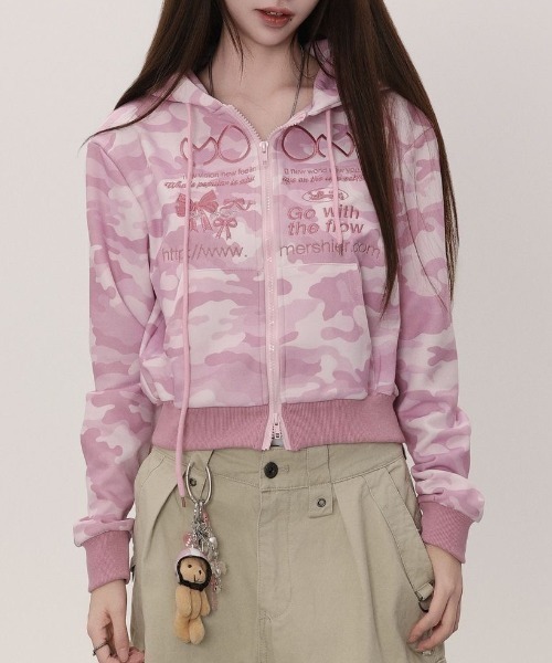 即完売♥激レア♥Redy♥花柄♥ビーズ×ビジュー♥ベロアパーカー♥セットアップ♥ キラキラハートビジューレース重ねフリルセットアップ – レディース