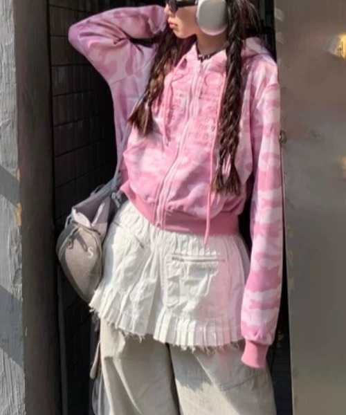 beedenジップパーカーレオパード柄 レオパードジップアップパーカー | ファッション通販サイト NUGU