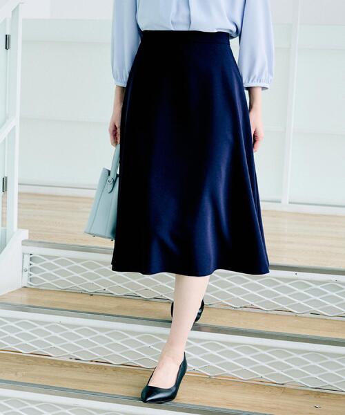 UNTITLED（アンタイトル） スカート 「洗えるスーツ/ストレッチ性