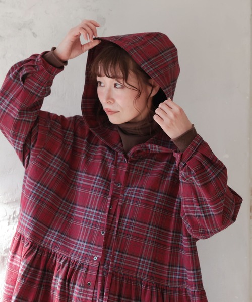 soulberry（ソウルベリー） ワンピース 赤ずきんなチェックワンピース