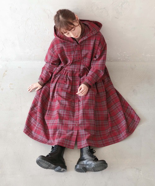 soulberry（ソウルベリー） ワンピース 赤ずきんなチェックワンピース