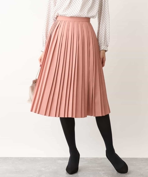 「OFUON」 プリーツスカート 36 ブラック レディース_画像6