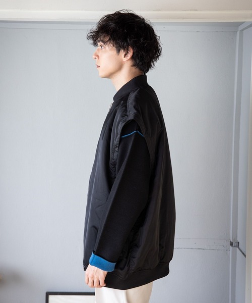 「RAGEBLUE」 ナイロンブルゾン LARGE ブラック メンズ_画像5