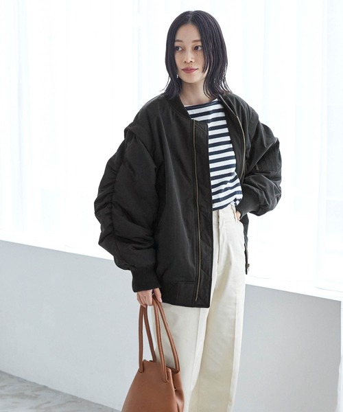 「Chaco closet」 ブルゾン FREE アイボリー レディース_画像2