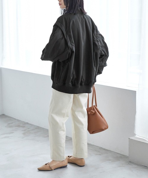 「Chaco closet」 ブルゾン FREE アイボリー レディース_画像5