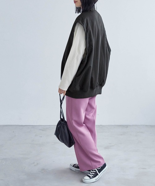 「Chaco closet」 ブルゾン FREE アイボリー レディース_画像9